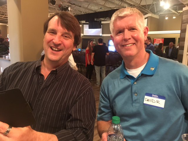 Our Transporter to Huntsville: Daniel O'Neil, Hackathoner and David Reynold, Subject Matter Expert to our Global Team