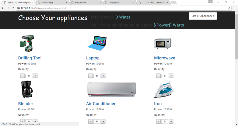 This page gets to predict the energy output to the non-technical users and helps them plan