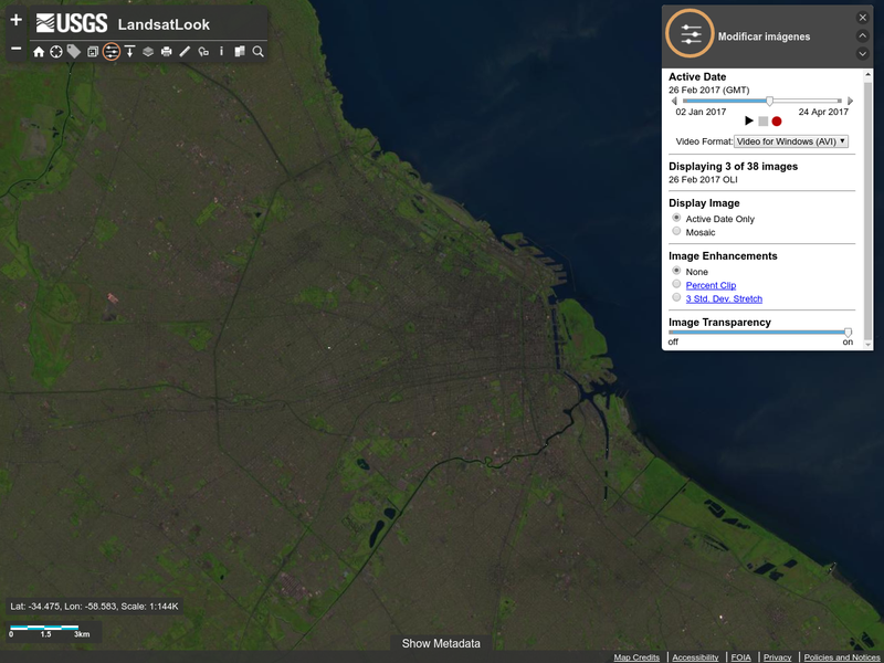 Corresponding Landsat8 OLI image