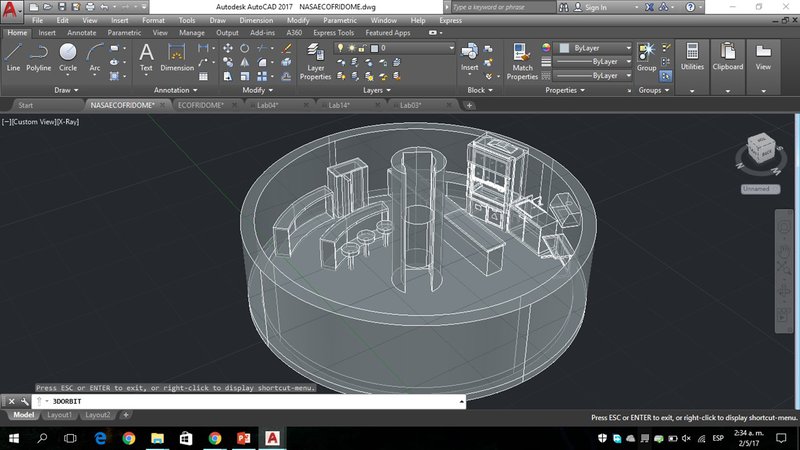 Preview of Our Ecofridome - Level 000 - Kitchen, Laboratory and Common Are