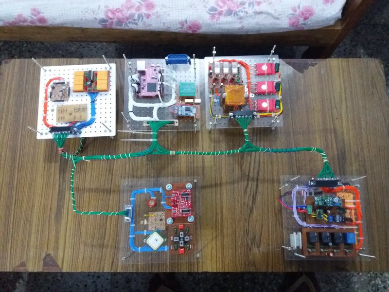 Harnessing and interconnecting the stages