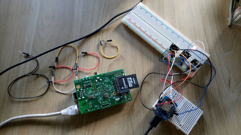 Sensors and controller. Data output to equipment management.