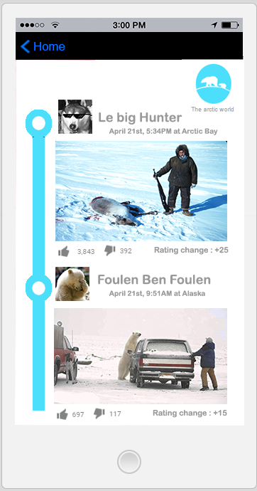 newsfeed example